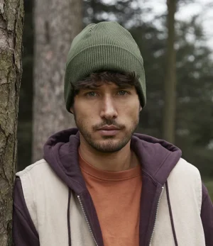 BB830N (B830N) Beechfield Organic Cotton Original Heavyweight Cuffed Beanie