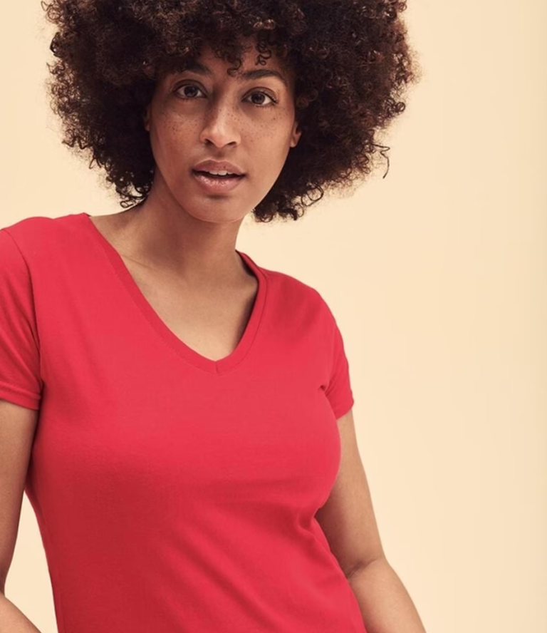 Fruit of the Loom F61398 - LadyFit Valueweight V-Neck T-Shirt