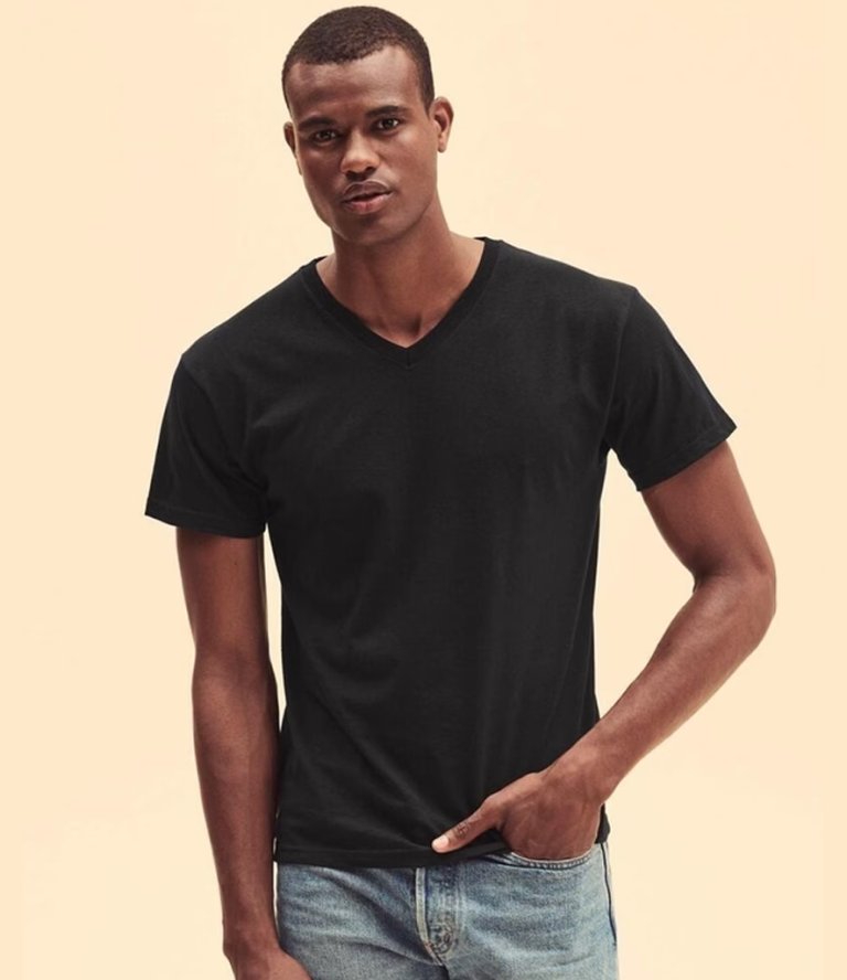 Black V-Neck T-Shirt