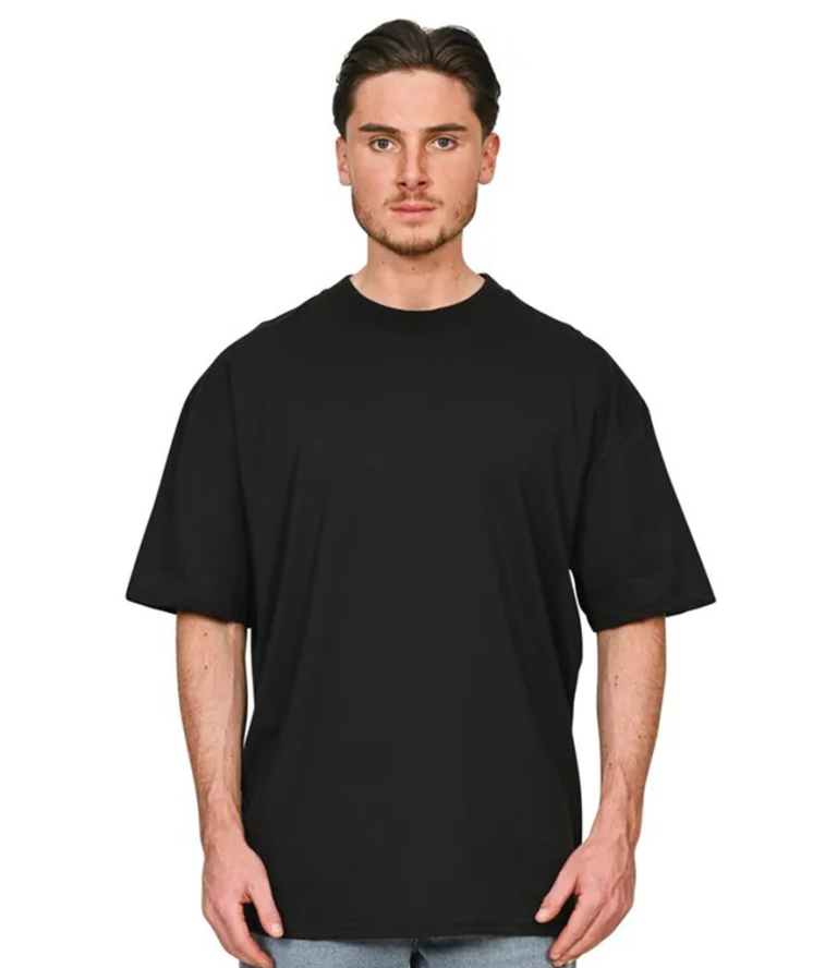 Premium Combed 220 Boxy Oversize Fit Extended Neck Tee Adult